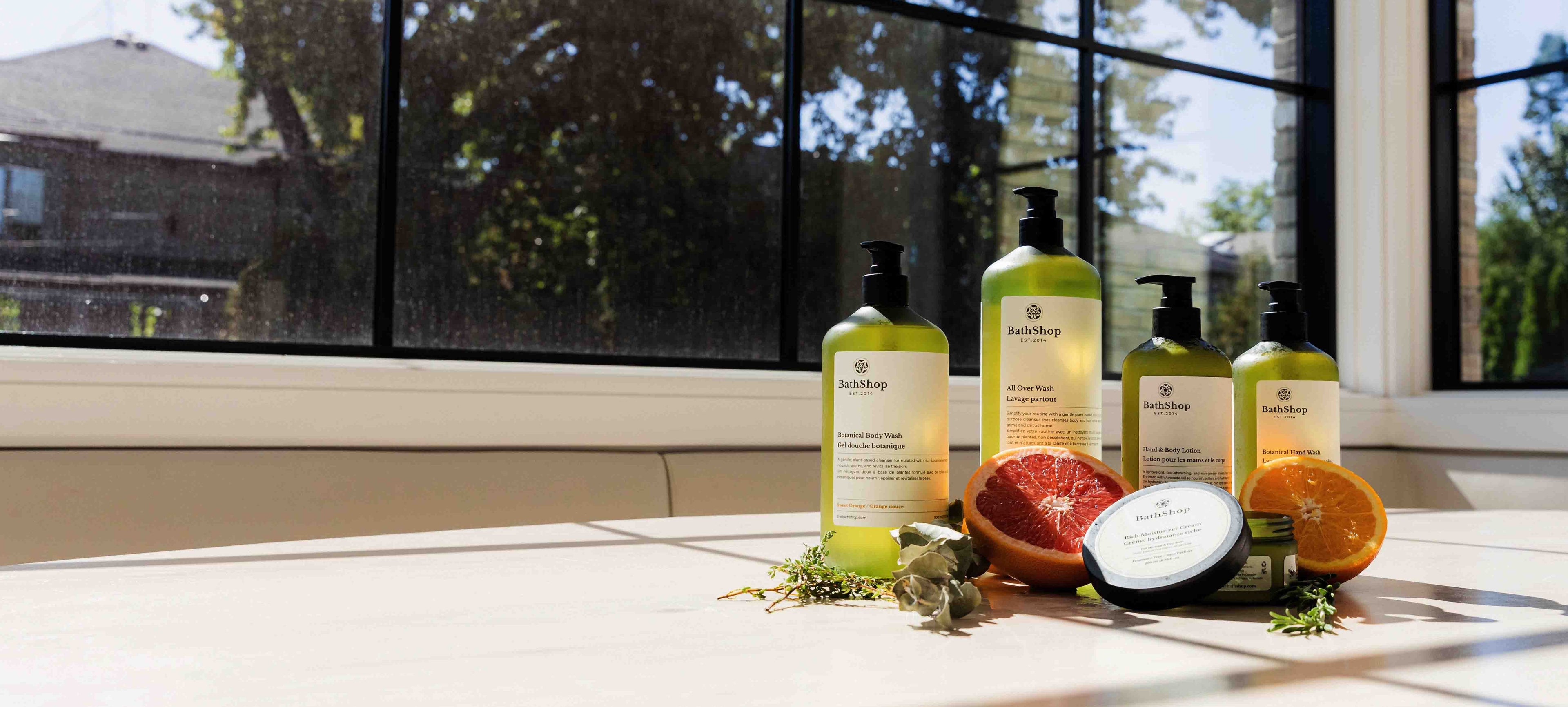 Plant-Based Essentials by The Bath Shop. Made in Canada