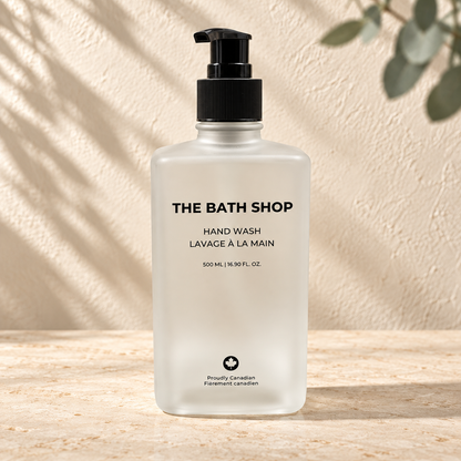 Frosted White Glass Dispenser